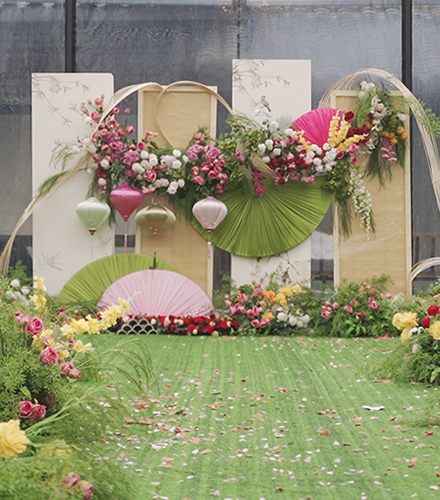 客人定做南洋风婚礼