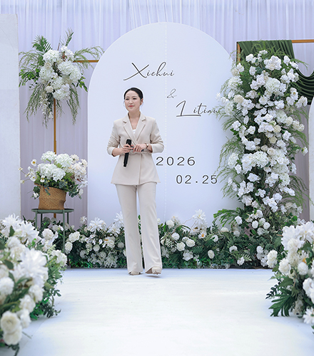 岳池九龙街道室外婚礼